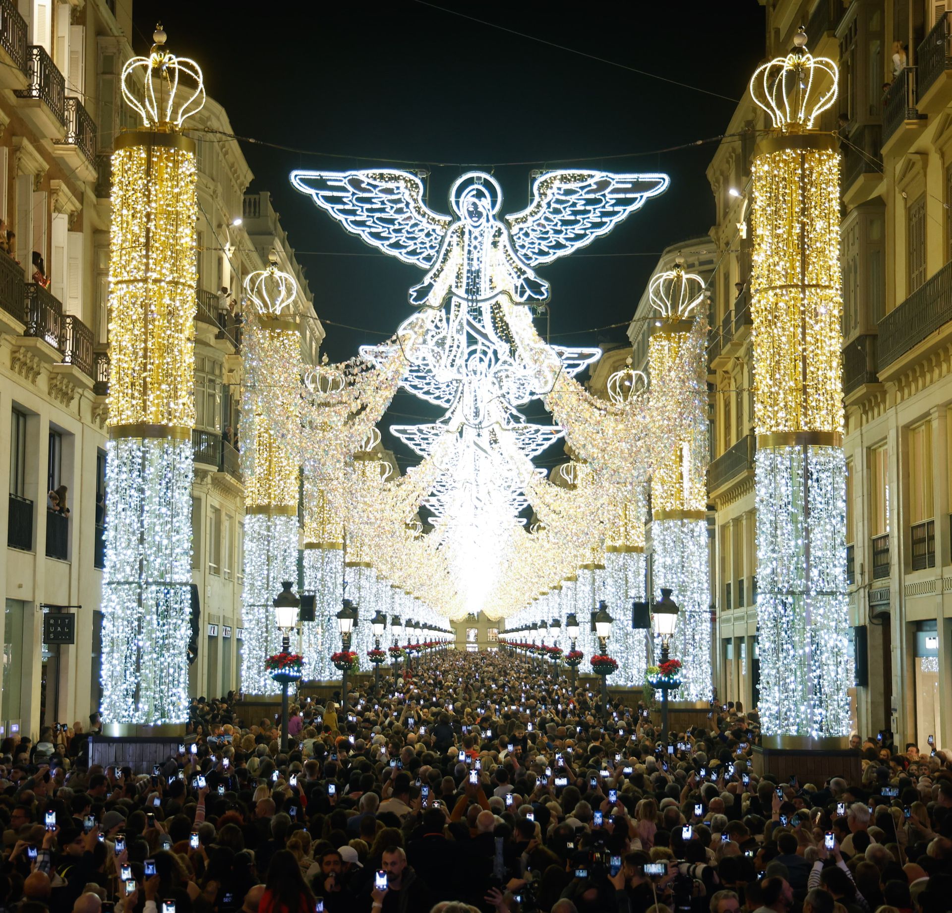 Malaga&#039;s big Christmas switch-on - in pictures